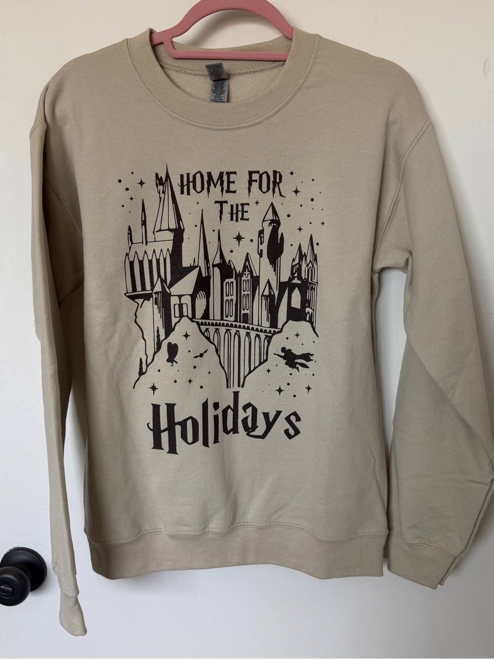 Hogwarts Home For The Holidays Sweatshirt Size Small